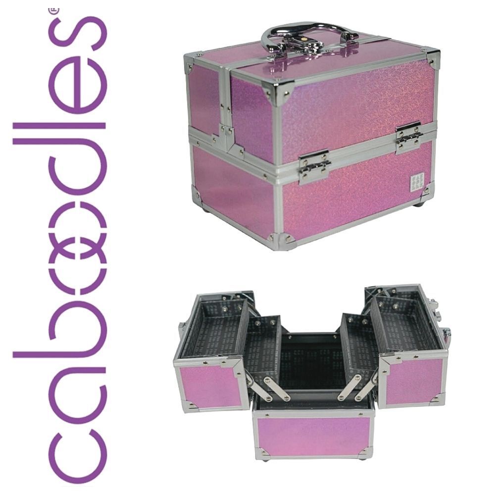 Caboodles Adored Traincase- Pink Iridescent